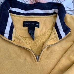 Preowned Vintage Croft & Barrow Sweatshirt, Size L Yellow Color